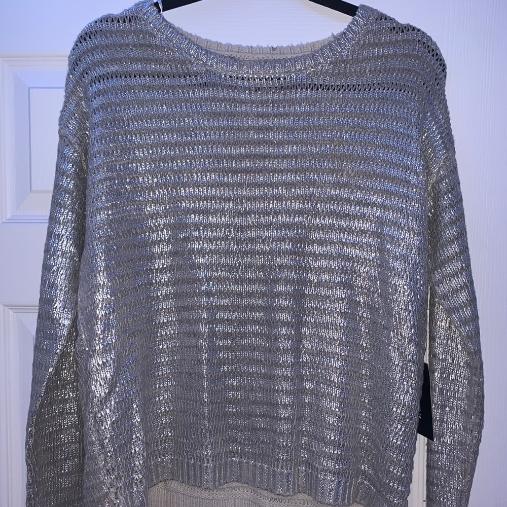 shiny sweater